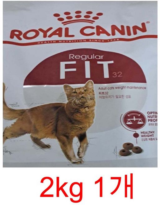 로얄캐닌 캣 피트 휘트 2kg 고양이 전용 사료, 닭, 1개