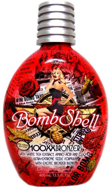 디자이너스킨 밤쉘 100XX 울트라 익스트림 시즐 브론저 400ml Designer Skin BOMBSHELL Ultra Extreme Sizzle Bronzer, 1개
