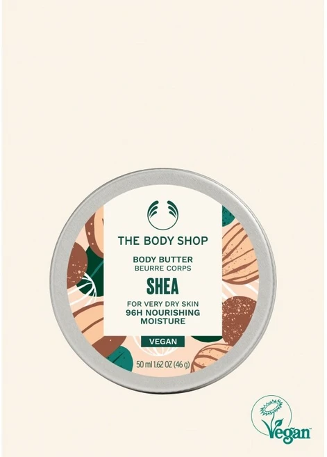 더바디샵 시어 바디버터 바디크림, 50ml, 1개 - 쿠팡