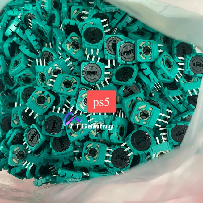 500PCS 오리지널 3핀 포텐셔미터 센서 모듈 PS5 게임패드용 아날로그 스틱 2.3K, 01 1000PCS Black