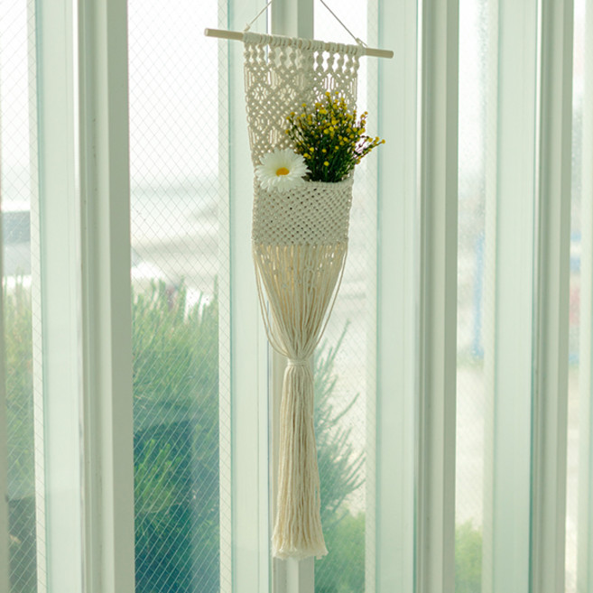 포켓 마크라메 벽장식 월행잉, 타입B, 기본 상품만