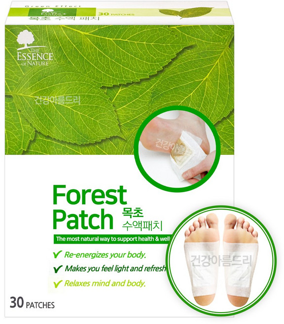 에센스네이처 목초 수액패치 30매입 발바닥 발패치 시트, 30매