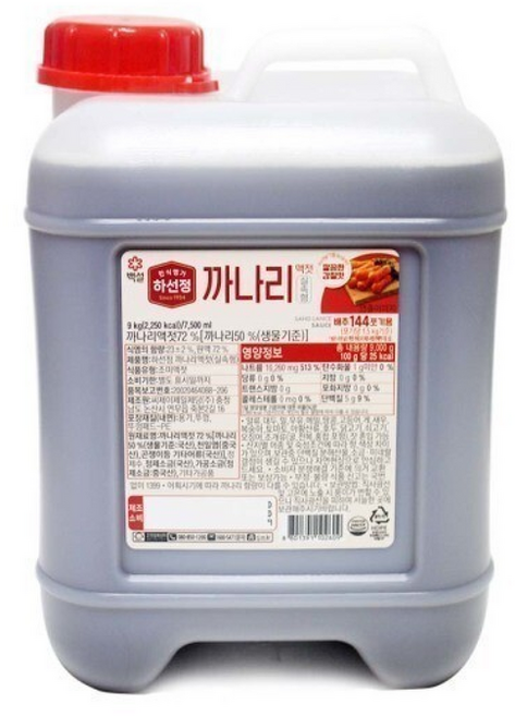 CJ 하선정 까나리액젓 실속형