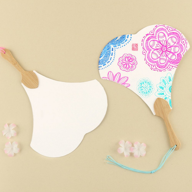 [메이크문구]종이파초선부채