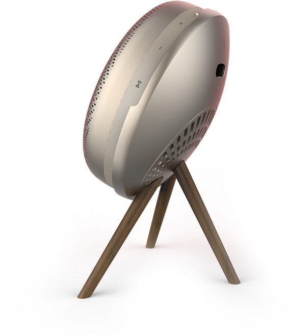 원폴뎀 뱅앤올룹슨 A1 스피커 거치대 스탠드, 우드골드, 1개