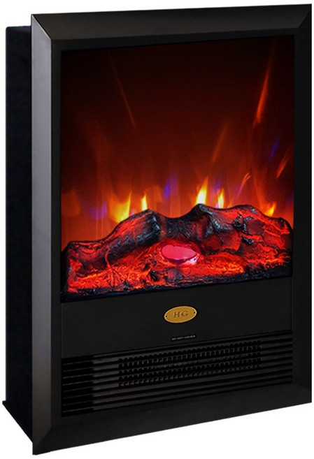 거실 실내 아파트 벽난로 전기 온풍기 불멍 히터 LED 모닥불 무드등 조명, 베티아 LED 3색 조명