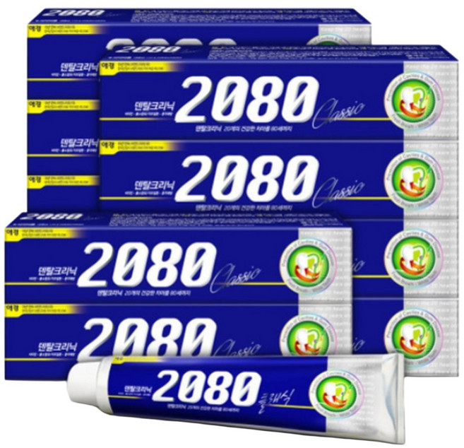 2080 클래식 치약 불소치약 170g 5개