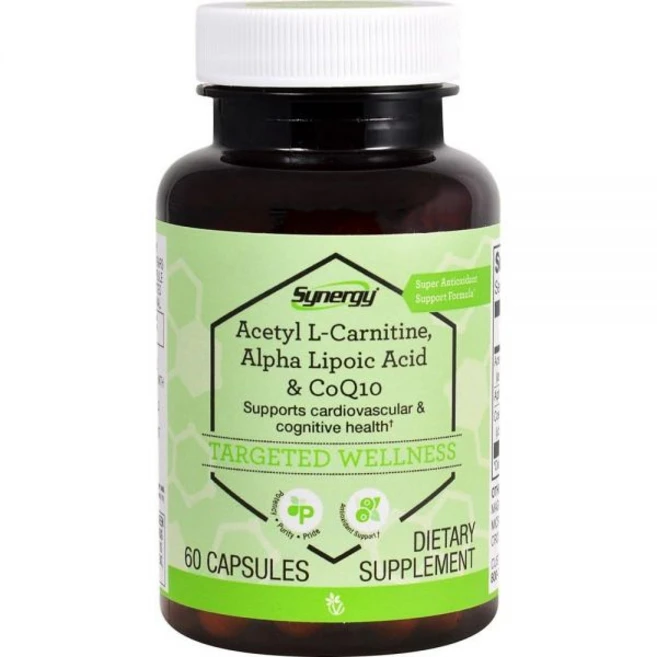 Vitacost Synergy Acetyl L-Carnitine Alpha Lipoic Acid & CoQ10 -- 60 Capsules, Vitacost CoQ10 + Alpha Lipoic, 1개, 60정 - 쿠팡
