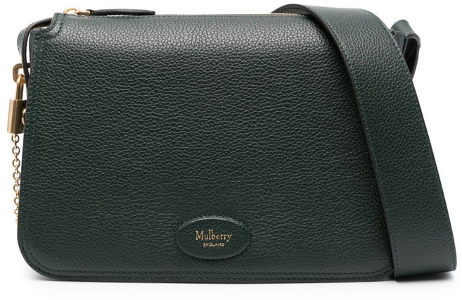 멀버리 스몰 빌리 로고 패치 크로스 백