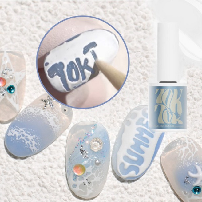 디젤 톡톡젤 퍼짐번짐 네일이펙터 스크래치젤, 톡톡, 1개, 10ml