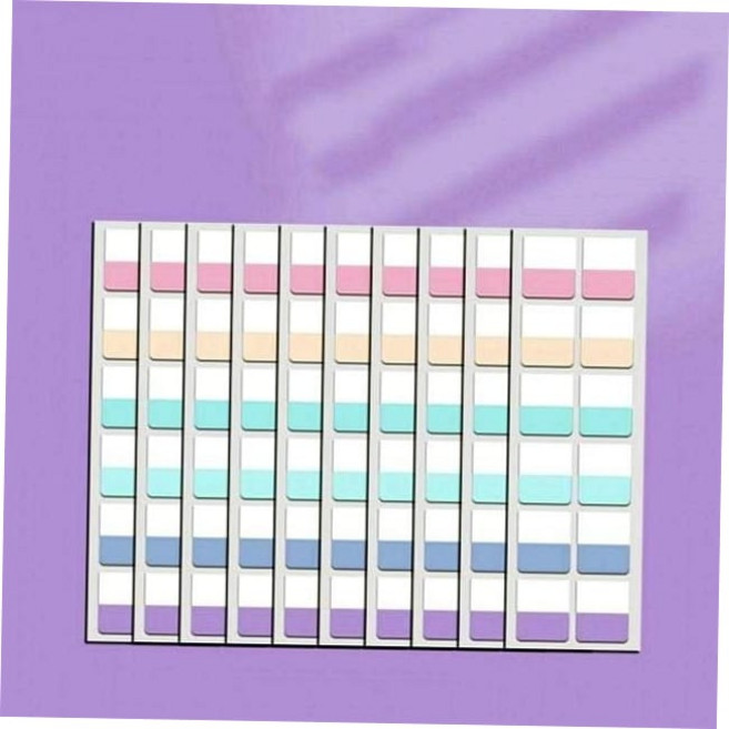 파스텔톤라벨 라벨 파스텔톤 120개입 중형 플래그 인덱스 6색 인덱 LHWFGZSRT, 본상품
