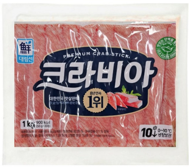 사조대림 맛살 냉장 크라비아, 사조 크라비아 1kg 1개, 1kg, 1개