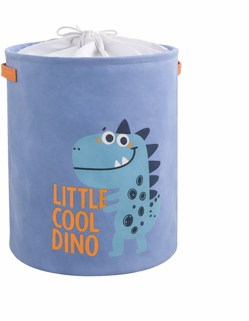 매터앤미터 접이식 공룡 장난감 바구니, 1개, 블루