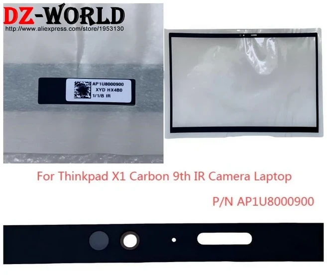 Lenovo 호환 ThinkPad X1 Carbon 9th AP1U 용 LCD 베젤 스티커 커버 스크린 전면 프레임 쉘 케이스 8000900, 01 IR Sticker