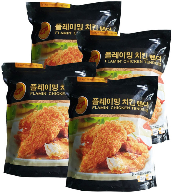 유진푸드몰 코스트코 플레이밍 치킨텐더 아이스포장무료, 1.5kg, 4개