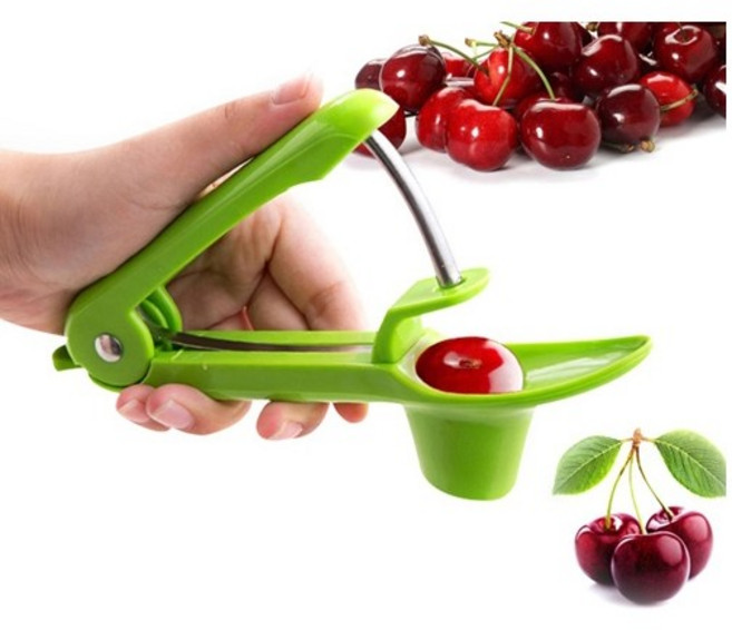 대추씨 제거 기계 체리씨 까는 기계 올리브씨 깎는 커터 코어러 칼 가위 휴대용 씨앗 까기 가정용 원터치 망치 도구, 1개