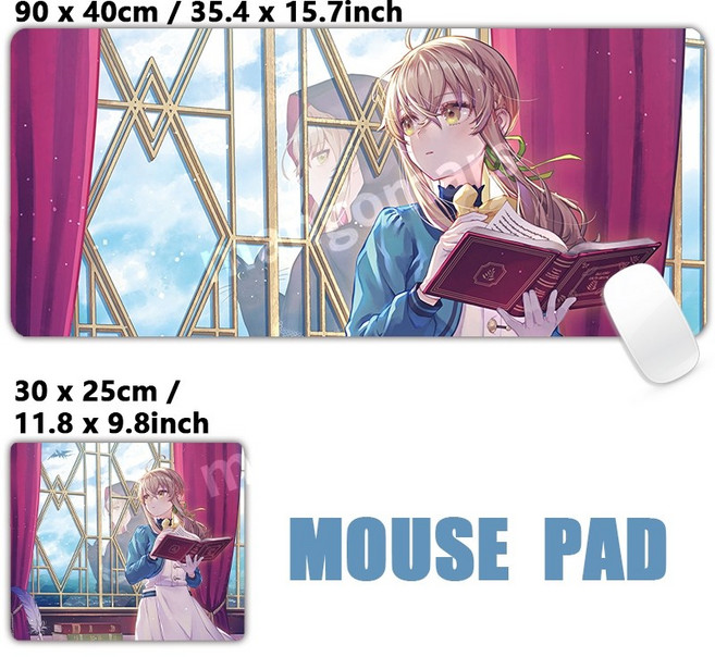 사일런트 위치 침묵의 마녀의 비밀 맞춤 주문제작 마우스패드 키보드 장패드, 3mm, 800x300mm, 003