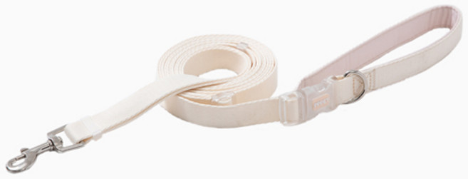 펫펫펫 강아지 핸즈프리 길이조절 리드줄, 베이지, 1개