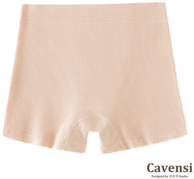 【Cavensi】M-4XL 涼感加大尺碼打底褲 大碼安全褲 莫代爾 高腰 防走光 無痕平角內褲 A110, 親膚裸色,2XL（建議63~73公斤 ）