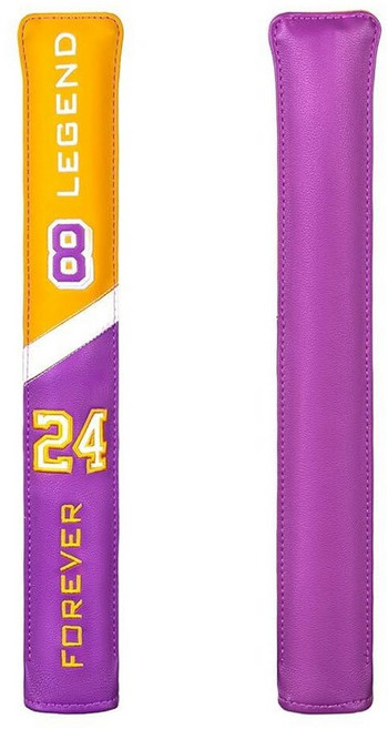 LZFAN Golf Club 헤드 커버 드라이버 페어웨이 우드 하이브리드 말렛 블레이드 퍼터 골프 클럽 헤드커버 프로텍터 자수 가죽 No.24