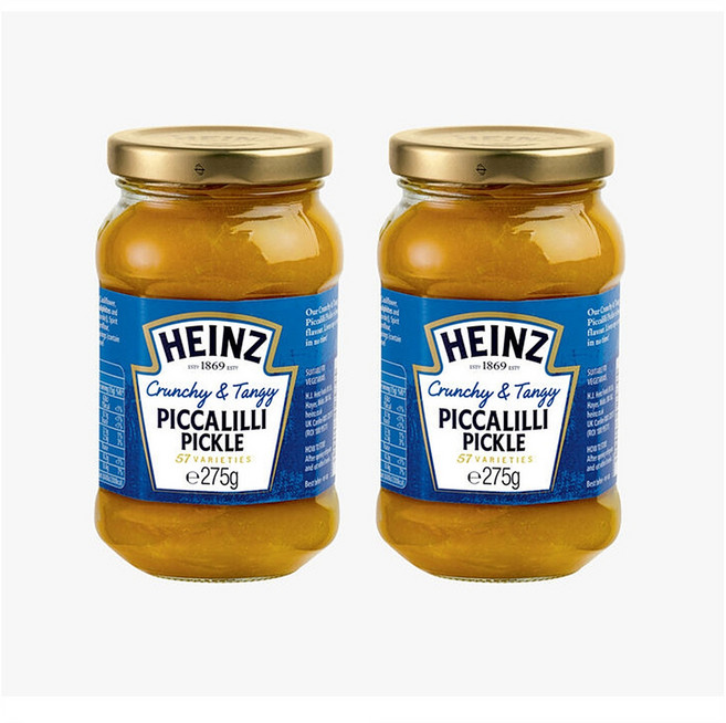 Heinz 하인즈 야채겨자절임 피칼릴리 피카릴리 피클 소스 275g 2팩