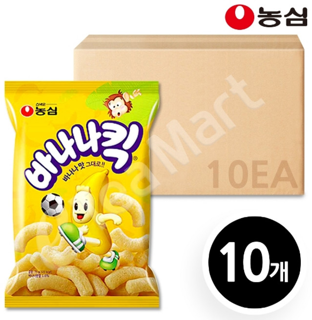농심 바나나킥 75g x 10봉