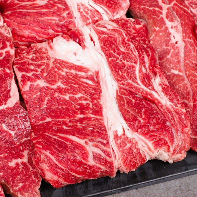 신선한 국내산 당일작업 마장동 1등급 소고기모듬 등심세트 1kg(등심400g+채끝200g+특수200g+부채200g), 1개