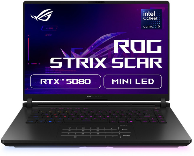 에이수스 2025 ROG 스트릭스 스카 16 코어Ultra9 지포스 RTX 5080, G635LW-RW128W, WIN11 Home, 32GB, 2TB, OFF BLACK (AniMe Matrix)