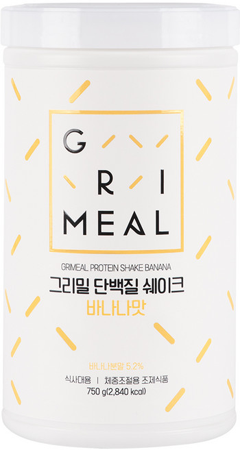 그리밀 단백질쉐이크 바나나맛, 750g, 1개