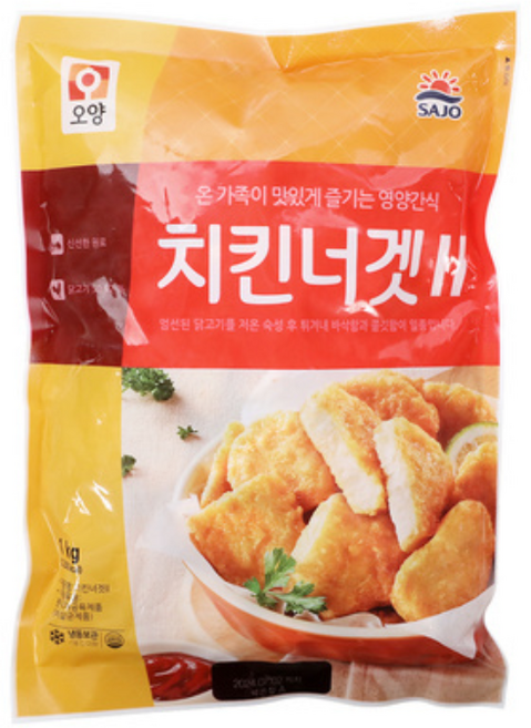 치킨너겟 판매자 햇살누리, 1kg, 23개