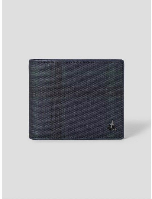 빈폴 남성 반지갑 네이비 타탄체크 매장정품