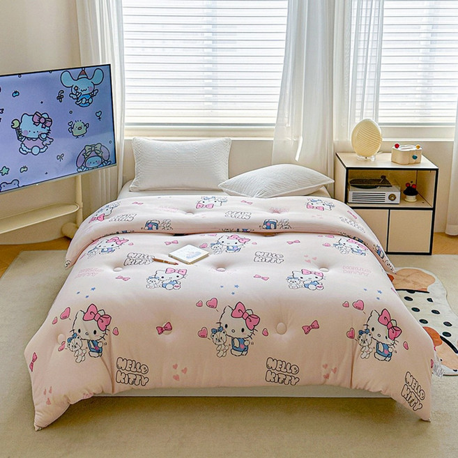 산리오 봄가을 겨울 차렵이불 간절기 이불 시나모롤 쿠로미 마이멜로디 헬로키티 포차코