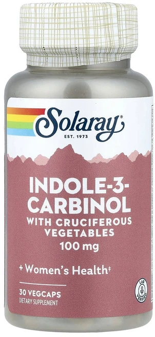 쏠라레이 인돌-3-카르비놀 십자화과 채소 함유 100mg 30 베지캡슐, 1개, 30정 - 쿠팡