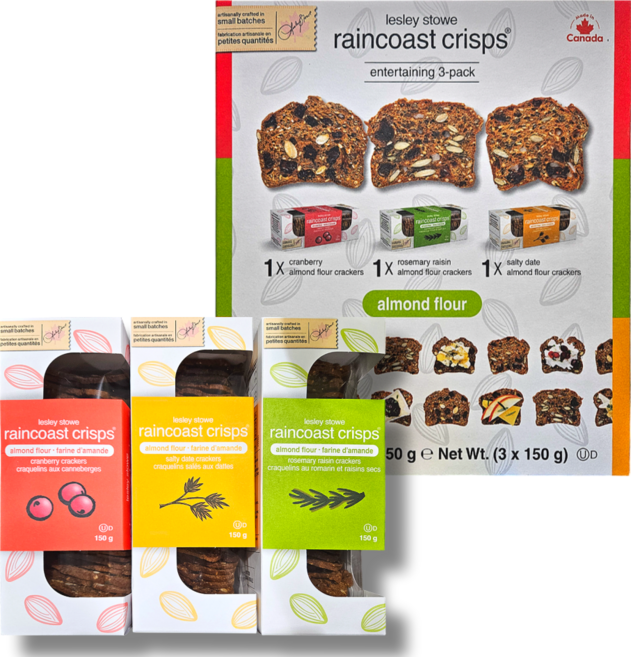 레슬리 스토우 레인코스트 크리스프 코스트코 150gX3가지맛 크렌베리 솔티대추야자 로즈마리건포도, 1세트, 450g