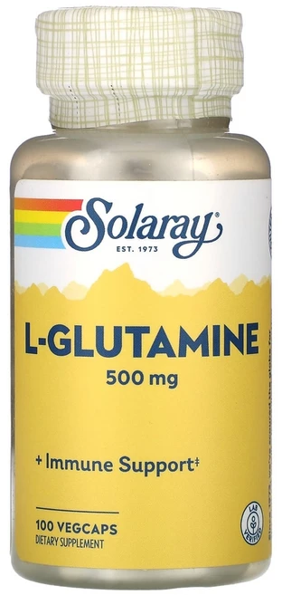 Solaray L-글루타민 500mg, 100정, 1개, 100정 - 쿠팡