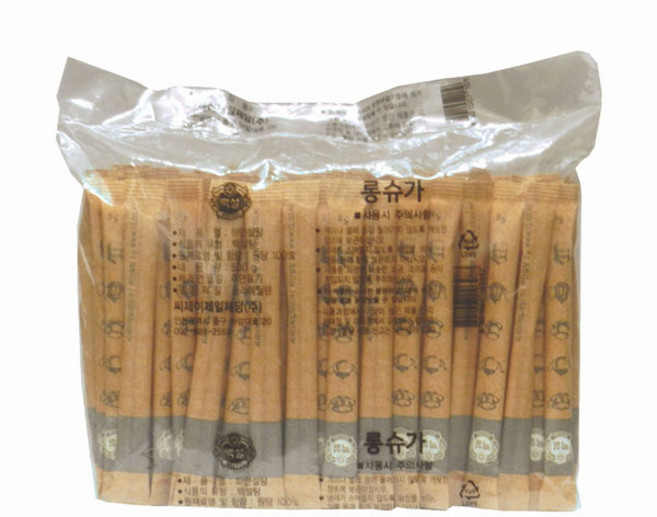 백설 하얀설탕 롱슈가 스틱 5g 100개 1봉, 500g, 5개