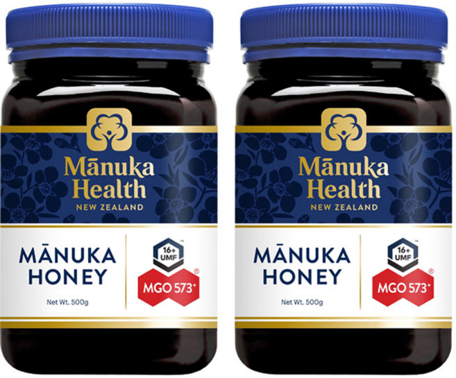 마누카헬스 뉴질랜드 마누카꿀 MGO573 Manuka Health MANUKA HONEY, 500g, 2개