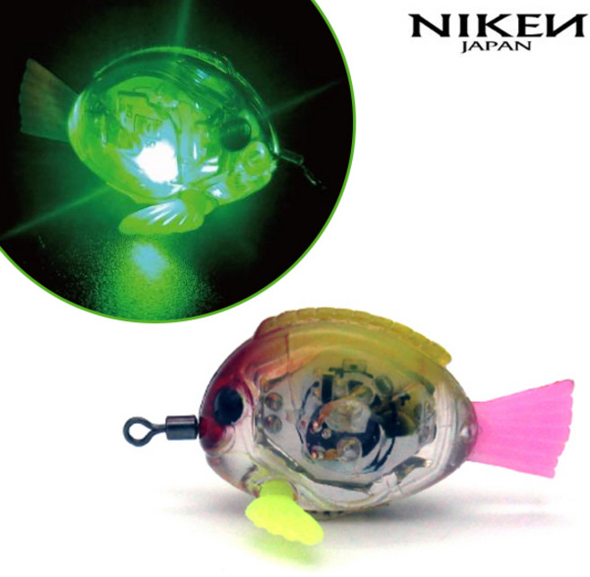 니켄 미니 트윈클 LED 집어등 물고기 집어등, 1개