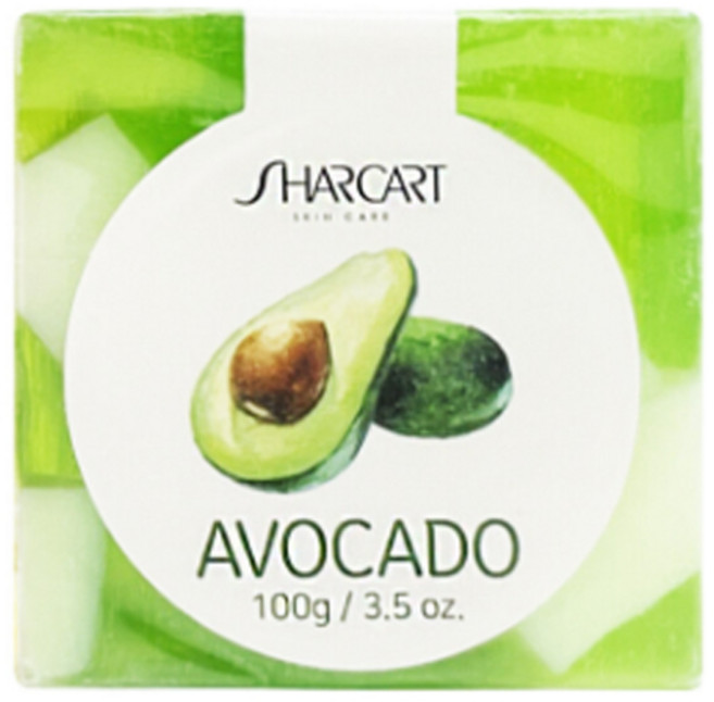 샤카트 핸드메이드 천연 비누 아보카도향, 아보카도, 100g