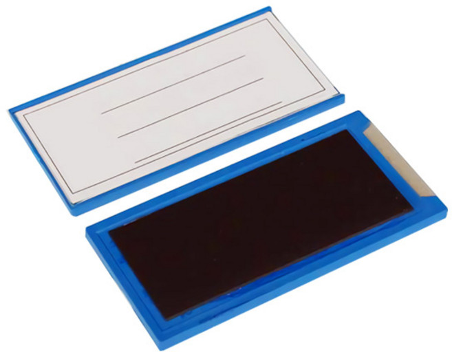 자석명찰 네오디움 자석 이름표 번호표 창고 수납, 20개세트(블루)