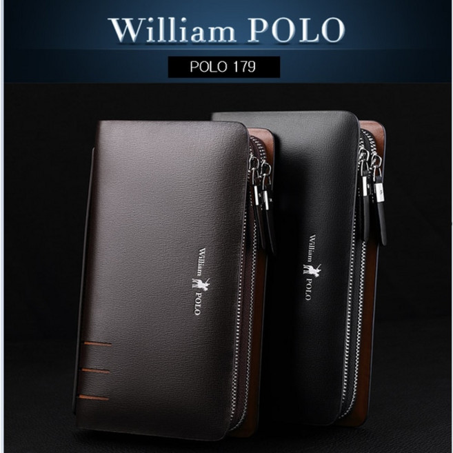 윌리엄폴로 WilliamPOLO 남성클러치백 남자 손가방 맨스백 소가죽 179