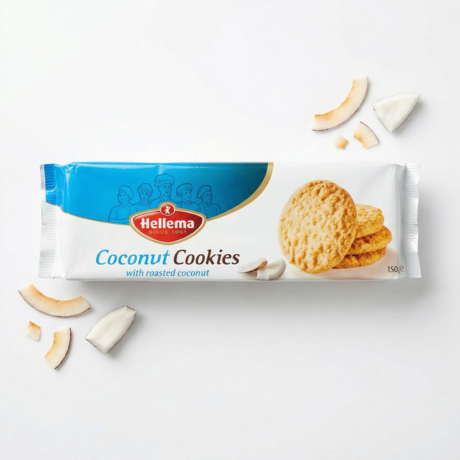 헬레마 코코넛 쿠키 150g 바삭한 비스킷, 1개