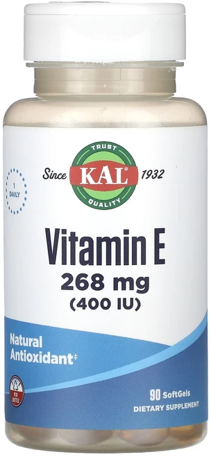 KAL 비타민E 268mg(400IU) 소프트젤 90정, KAL 비타민E 268mg400IU 소프트젤 90정, 1개 - 쿠팡