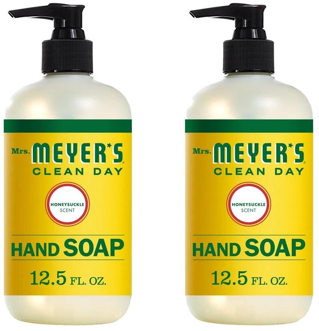 Mrs. Meyers Clean Day 미세스메이어스클린데이 핸드솝 리퀴드 허니서클향 370ml 2팩 - 쿠팡