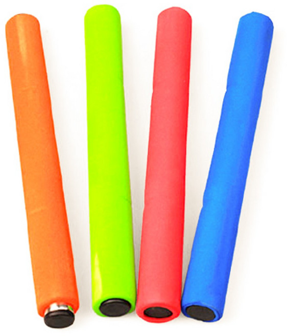 비에이비오 릴레이 경주용 프리미엄 바톤 4종 세트, 혼합색상, 1세트