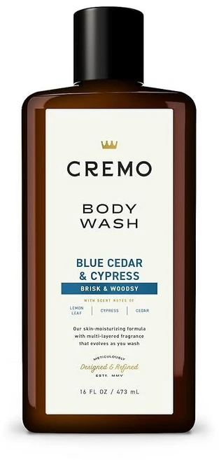 크레모 남성용 바디 워시 473mL - 블루시더 앤 사이프러스, 크레모 바디워시 블루 시더 앤 사이프러스 473ml, 1개 - 쿠팡