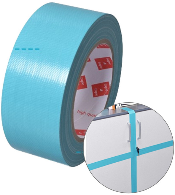 끈적임없는 우벤테이프 자국안남는 인테리어 이사 테이프, 라이트블루