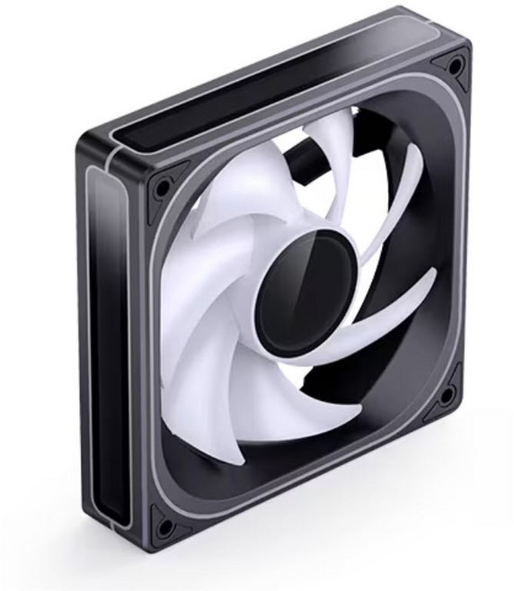 존스보 JONSBO ZB-120 ARGB 시스템 케이스 쿨러 (블랙), 1개, 블랙