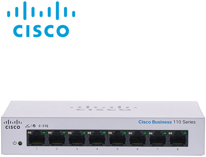 시스코 CBS110-8T-D [비관리형 1Gbps 8Port Switch]