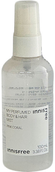 이니스프리 마이 퍼퓸드 바디 앤 헤어 미스트 100ml (핑크 코랄), 1개